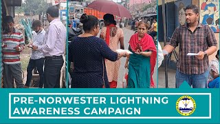 Prenorwester Lightning Awareness Campaign  Lightning Safety Cart  Project INDRAJIT [upl. by Tila]