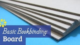 Bookbinding Cover Board [upl. by Publias917]