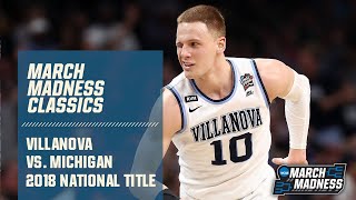 2018 March Madness NCAA title game Villanova v Michigan FULL [upl. by Anael]