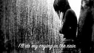 Aha  Crying in the Rain with lyrics [upl. by Nwahsak]