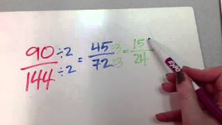 Tips for reducing fractions with large numbers [upl. by Juieta]