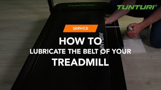 HOW TO  Lubricate your Treadmill Belt  Tunturi Fitness [upl. by Nyleuqaj]