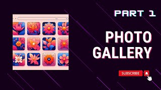 Understanding photo Gallery in reactjs Part1 reactjs fronend design hindi learning programming [upl. by Archie]