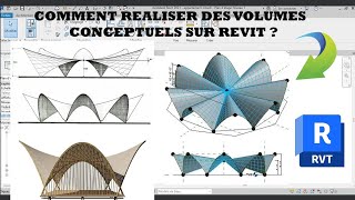 Réaliser le volume conceptuel sur revit 1 [upl. by Llednav]