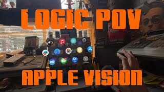 POV Logic Listens to New Single ‘Fear’ on AppleVision Goggles [upl. by Yriek214]