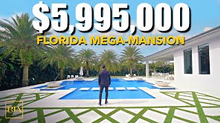 Inside a 6000000 FLORIDA MEGA MANSION  Luxury Home Tour  Peter J Ancona [upl. by Llenad]