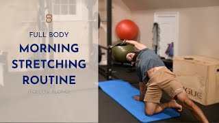 Full Body Morning Stretching Routine for Athletes Follow Along [upl. by Lalat873]