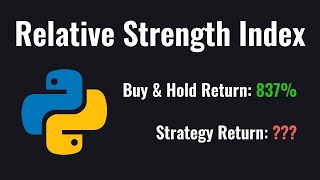 How To Calculate Relative Strength Index RSI Indicator With Python [upl. by Aloibaf]