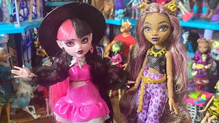 Monster High G3 Core Refresh Draculaura and Clawdeen Wolf Dolls Unboxing and Review [upl. by Assened]