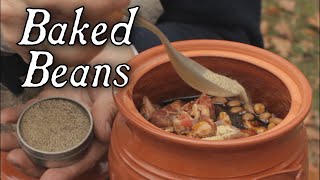 Baked Beans  18th Century Cooking [upl. by Middle]