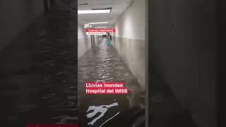 Lluvias inundan hospital del IMSS en Tampico  N Shorts [upl. by Hayyim571]