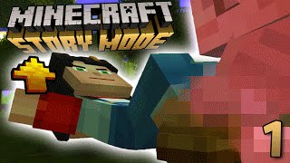 VERGEWALTIGT  MINECRAFT STORY MODE 1  NebelNiek [upl. by Yattirb427]