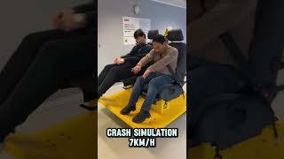 Car Crash Test 5kmh MrTraffiQ Driving school Trafikkskole For educational purposes only [upl. by Gregson163]