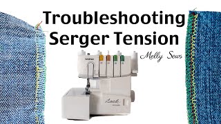 Serger Tension Troubleshooting [upl. by Mcclish]