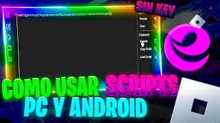 NUEVO EJECUTOR SIN KEY PARA ANDROID Y PC 2024  COMO USAR SCRIPTS EN ROBLOX [upl. by Ettenawtna]