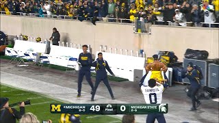 2023 Michigan 49 Michigan State 0 [upl. by Macy587]