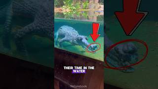 The longest snout crocodile  Gharial crocodile 🐊 wildlife animals nature [upl. by Odarbil7]