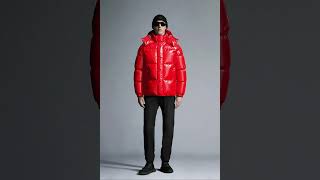 MONCLER Shiny Customizable Vion Short Down Jacket Hooded Men [upl. by Acirederf604]