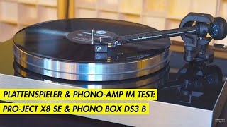 ProJect X8 SE Plattenspieler amp Phono Box DS3 B im Test  Klingt symmetrisch True Balanced besser [upl. by Adnyl]