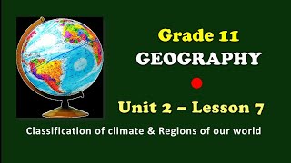 Grade 11 Geography New Curriculum Part 13  World Mid latitude Climatic Regions bridgeeducation4771 [upl. by Bamberger]