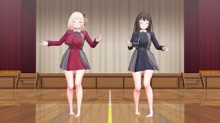 【MMD】愛包ダンスホール 【錦木千束】【井ノ上たきな 】 [upl. by Htiduj551]