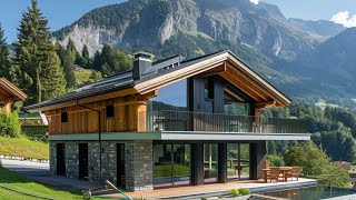 Mountain house in modern chalet style [upl. by Laiceps15]