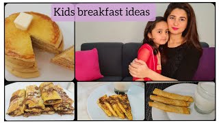 Kids Breakfast Recipes  4 Instant Breakfast Ideas for kids  Breakfast For Kids [upl. by Newlin327]