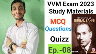 vvm exam 2023  McQ questions episode 08 [upl. by Bartlett683]