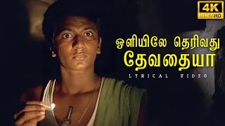 ஒளியிலே தெரிவது தேவதையா பாடல் வரிகள்  அழகி  4K  பார்த்திபன்  இளையராஜா  பழனி பாரதி [upl. by Tiedeman]