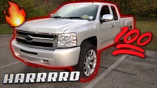 My 2011 Chevy Silverado on 24s and 35s 35x1250x24 [upl. by Einimod]