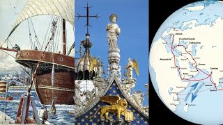 Venetian Genoese and Pisan policies in intercontinental trade dominance XIII century [upl. by Aelhsa]