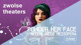 Zwolse theaters  Powder Her Face promo NPO Klassiek [upl. by Edda110]