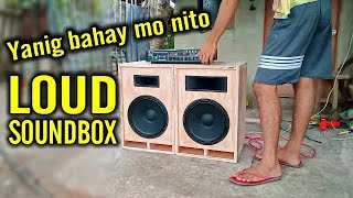 The Making to Soundcheckquot LOUD SOUNDBOX 12 quot Budget sound system Videoke Speakers [upl. by Tlevesoor]