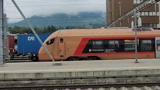 SBB Cargo Vectron Einfahrt ArthGoldau 190924 [upl. by Sterner]