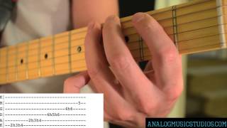 Santeria Solo by Sublime Guitar Lesson with tab [upl. by Ddart]