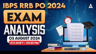 IBPS RRB PO Exam Analysis 2024  RRB PO 4th Shift Analysis  Asked Questions amp Expected Cut Off [upl. by Xenos923]