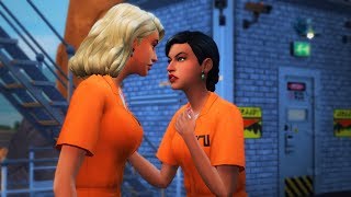 PRISON LOVERS ESCAPE JAIL  Sims 4 Story [upl. by Procora700]