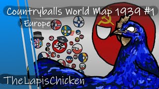 Countryballs World Map 1939 1  Europe [upl. by Mcgraw178]