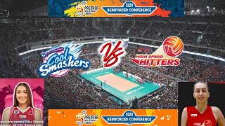 CREAMLINE COOLSMASHERS VS PLDT HISPEED HITTERS  PVL  2024 REINFORCED CONFERENCE [upl. by Jasper211]