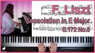 Liszt  Consolation in E Major S172 No5 [upl. by Packer248]