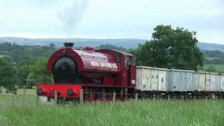 Foxfield Railway Summer Steam Gala 2010  Part 1 [upl. by Cly]