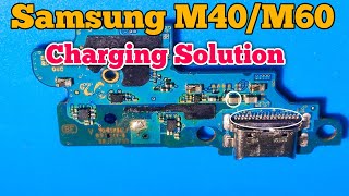 Samsung m40 changing problem m40m60 charging solution Samsung charging socket replacement [upl. by Oliana755]