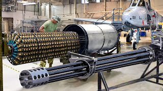 Inside US Air Force Massive Facility Maintaining A10’s Scary Gatling Gun [upl. by Mohorva]