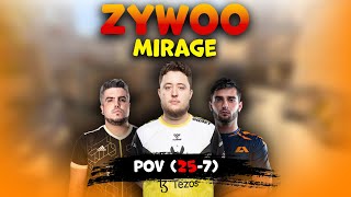 CS2 POV ZywOo 257 wshoxRpK vs FACEIT mirage  FACEIT DEMO [upl. by Amaryllis]