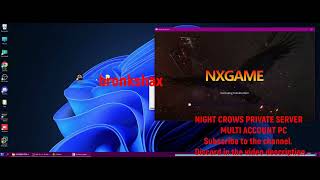 NIGHT CROWS PRIVATE SERVER MULTI ACCOUNT TUTORIAL [upl. by Marybeth]