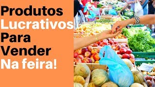 4 Coisas para vender na feira Ideias LUCRATIVAS [upl. by Ogawa]