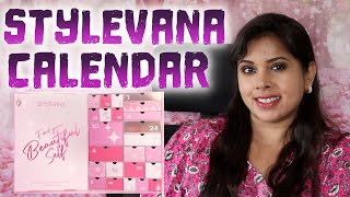 STYLEVANA K BEAUTY ADVENT CALENDAR 2023 SPOILERS PRICE BREAKDOWN [upl. by Ardene]