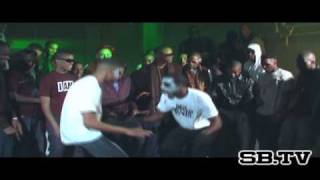 Dance off at Boy Better Know video shoot  WHO SKANKS THE HARDEST SBTV [upl. by Paradies]