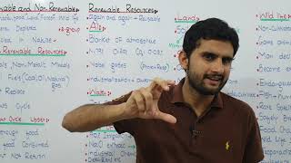 Ch27 Lec 2 Renewable and Non Renewable Resources UrduHindi Lecture Fsc MDCAT NUMS Bilal Ch [upl. by Eninotna]