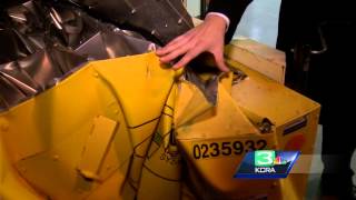 Witness Caltrans safety device saved drivers life [upl. by Stefania]